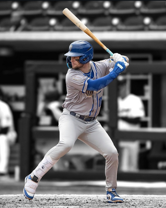 Carter Jensen Baseball player for the Kansas City Royals at the plate wearing Locked Eyewear Polarized Sunglasses.