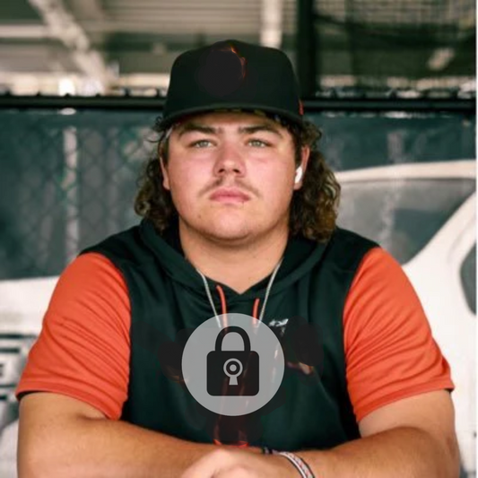 Image of Creed Willems Catcher for the Baltimore Orioles wearing Locked Eyewear Polarized Sport Sunglasses.