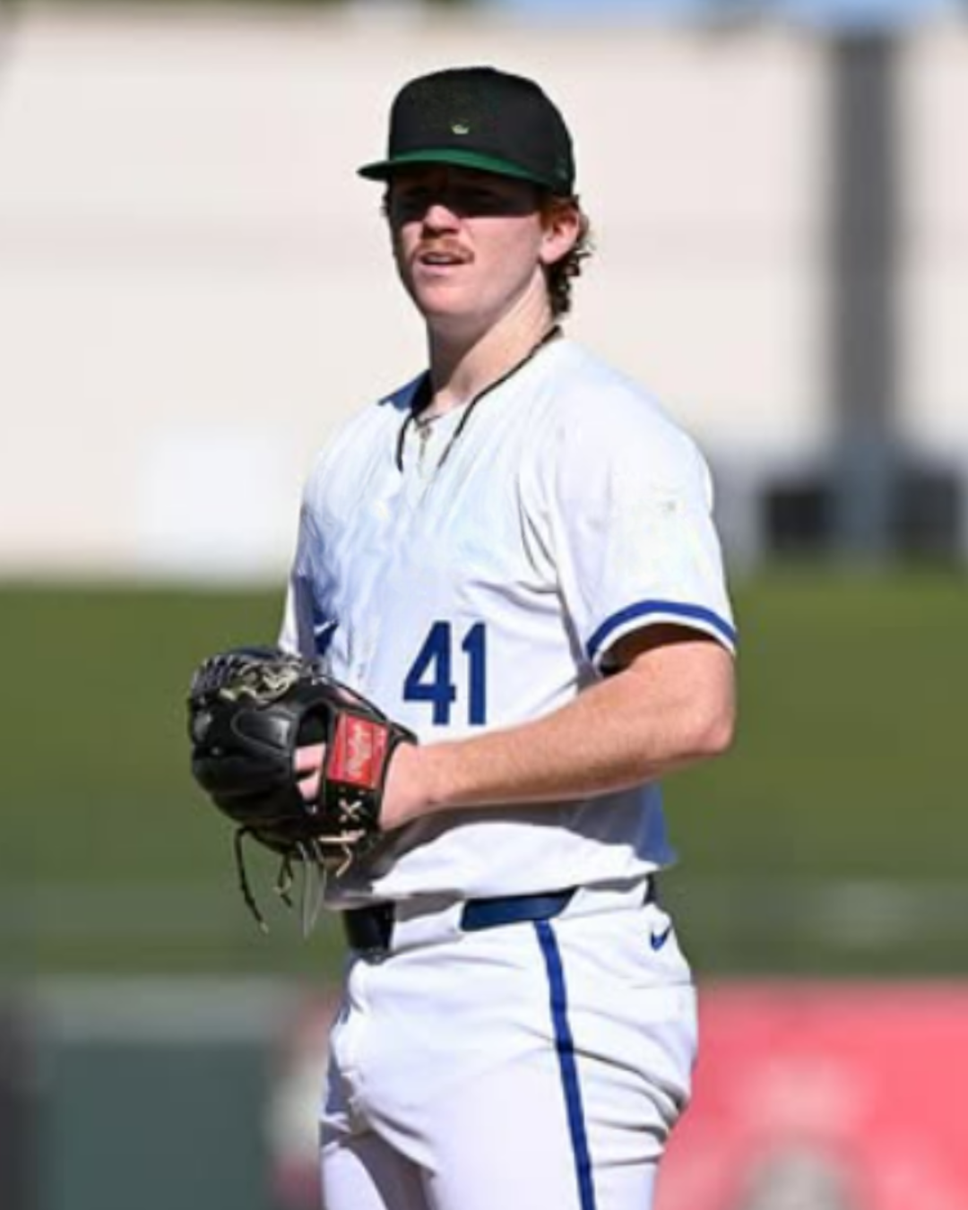 Image of Pitcher Shane Panzini for the Kansas City Royals wearing Locked Eyewear Polarized Sport Sunglasses.
