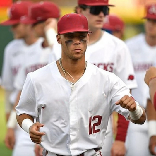 Image of Tavian Josenberger outfielder for the Baltimore Orioles wearing Locked Eyewear this upcoming baseball season.