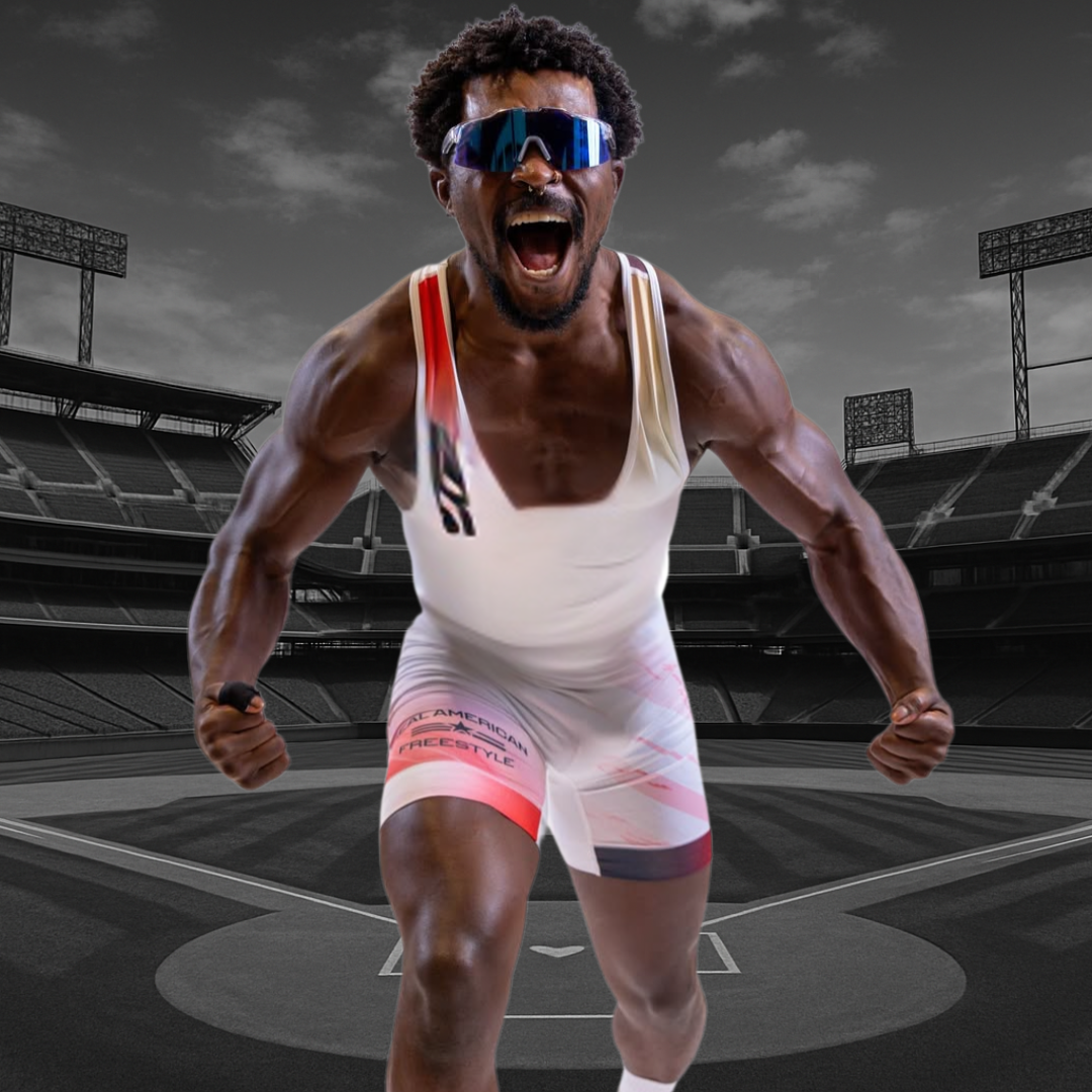 Professional athlete Mugzy Balljunk wearing Locked Eyewear Ace model.