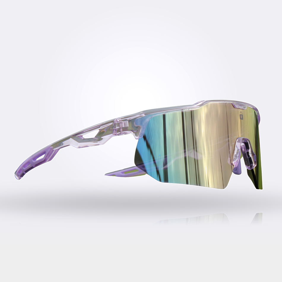 Locked Eyewear PA10 baseball sunglasses for pitchers with non-polarized shield lens designed for full-field depth perception during late-inning starts